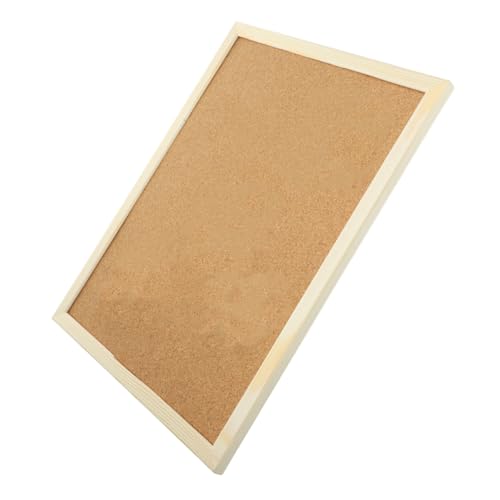 DOITOOL 1 Satz Ankündigungsbrett Anzeige Pinnwand Bulletin -Brett Steckbrett Planke Tür büroartikel büromaterial holzbrett holzplatten Wand-Korkbrett dekoratives Korkbrett reiner Holzstoff von DOITOOL
