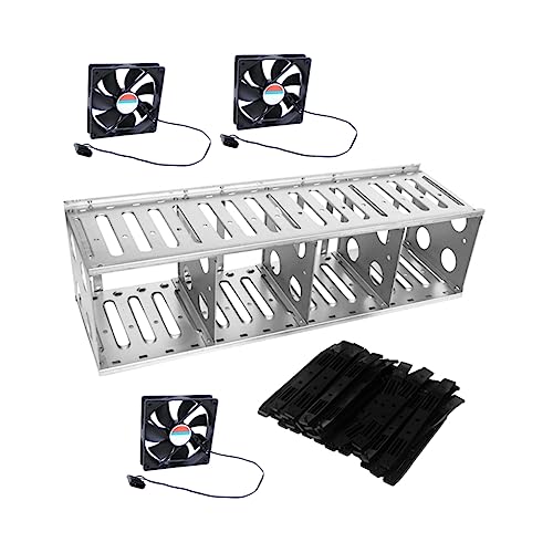DOITOOL 1 Satz Festplatten käfig extern mehrschichtiges Festplattengestell SSD-Laufwerk fussstütze mehrschichtiges Festplatten-Rack Festplattenkäfig Rostfreier Stahl Silver DOITOOL 1 Satz Festplatten käfig extern mehrschichtiges Festplattengestell SSD-Laufwerk fussstütze mehrschichtiges Festplatten-Rack Festplattenkäfig Rostfreier Stahl Silver von DOITOOL