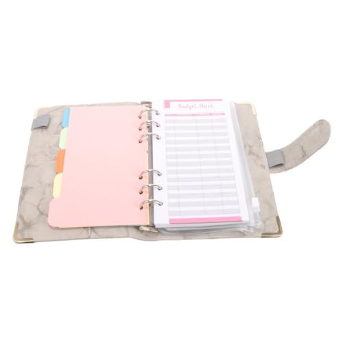 DOITOOL 1 Satz Finanzberater Bindemittel Ordner für Budget Budgetordner mit Bargeldumschlägen Geldbinder Loseblatt Haushaltsbuch Budgetplanungsnotizbuch PVC Grey DOITOOL 1 Satz Finanzberater Bindemittel Ordner für Budget Budgetordner mit Bargeldumschlägen Geldbinder Loseblatt Haushaltsbuch Budgetplanungsnotizbuch PVC Grey von DOITOOL