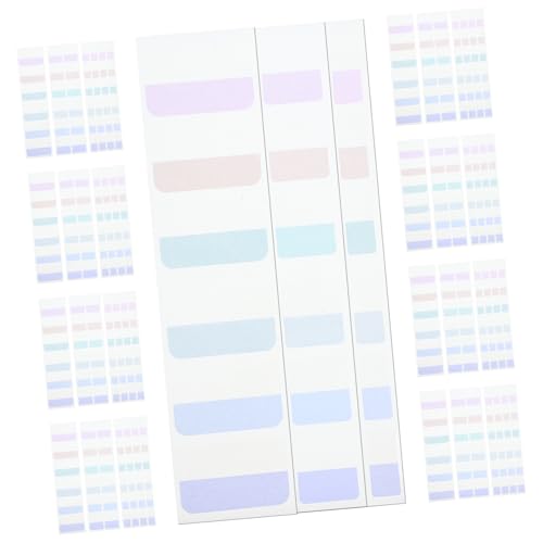 DOITOOL 1 Satz Index-aufkleber Markierungen Vinyl Streifen Mit Kleber Anmerkung Klebrig Schüttgut Transparent Liste Etiketten Mit Linien Registerkarten Pads Farbig Das Haustier 420 Stück DOITOOL 1 Satz Index-aufkleber Markierungen Vinyl Streifen Mit Kleber Anmerkung Klebrig Schüttgut Transparent Liste Etiketten Mit Linien Registerkarten Pads Farbig Das Haustier 420 Stück von DOITOOL