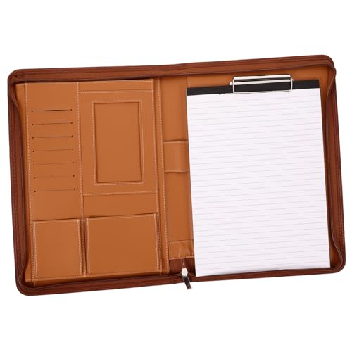 DOITOOL 1 Satz Informationsspeicher Reißverschlussbeutel Büro-Portfolio-Ordner großer Ordner Wenn Ordner-Portfolio-Organizer Reißverschluss-Portfolio Portfolio-Ordner-Organizer Pu von DOITOOL