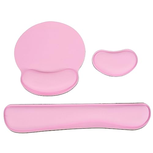 DOITOOL 1 Satz Laptop-Mauspad Tastaturhandgelenkauflage Gaming - -Pad Desktop -Zubehör Ergonomisch Weiß Handgelenkstütze für Gaming-Tastaturpad Baumwolle Rosa DOITOOL 1 Satz Laptop-Mauspad Tastaturhandgelenkauflage Gaming - -Pad Desktop -Zubehör Ergonomisch Weiß Handgelenkstütze für Gaming-Tastaturpad Baumwolle Rosa von DOITOOL