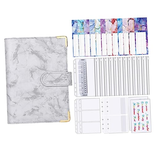 DOITOOL 1 Satz Loseblatt-Budget Notizbuch Loseblatt-Planer weicher Binder Geld sparen Binder Sparordner Sparbinder Geldbinder zum Sparen von Bargeld nachfüllbarer Ordner Pu Hellgrau DOITOOL 1 Satz Loseblatt-Budget Notizbuch Loseblatt-Planer weicher Binder Geld sparen Binder Sparordner Sparbinder Geldbinder zum Sparen von Bargeld nachfüllbarer Ordner Pu Hellgrau von DOITOOL