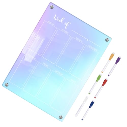 DOITOOL 1 Satz Notepad Pen -Set Magnet Planen Sie das Whiteboard planen wöchentlich monatlich Zeitplan kühlschrank weiße Tafel aus Acryl Acrylplatte für die Wand DOITOOL 1 Satz Notepad Pen -Set Magnet Planen Sie das Whiteboard planen wöchentlich monatlich Zeitplan kühlschrank weiße Tafel aus Acryl Acrylplatte für die Wand von DOITOOL