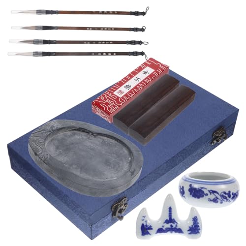DOITOOL 1 Satz Pinselset Kalligraphie Kunstbedarf Tinte-Kit Lieferungen üben kalligrafie set brush pen set filschstifte set Chinesische Schreibset Tintenstein Tuschepinsel studieren Holz DOITOOL 1 Satz Pinselset Kalligraphie Kunstbedarf Tinte-Kit Lieferungen üben kalligrafie set brush pen set filschstifte set Chinesische Schreibset Tintenstein Tuschepinsel studieren Holz von DOITOOL