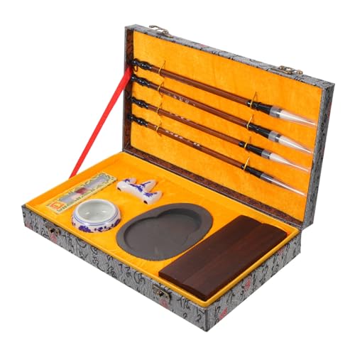 DOITOOL 1 Satz Pinselset Schreiben Kunstbedarf Zeichnung Tintenstift für Schüler üben kalligraphie set kalligrafie set Schreibset für Hobbykünstler Kalligraphiezubehör Tintenpinsel Holz von DOITOOL