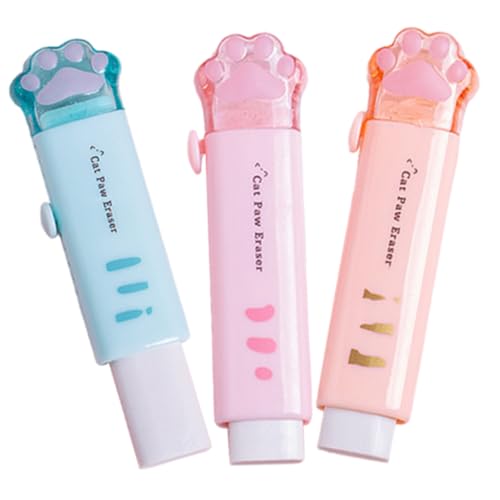 DOITOOL 1 Satz Radiergummi Für Katzen Pfoten Mini-radierer Klaue Party Klicken Reinigung Rosa Karikatur Niedliche, Einziehbare Radiergummis Einziehbarer Radiergummi Schulversorgung 3 Stück DOITOOL 1 Satz Radiergummi Für Katzen Pfoten Mini-radierer Klaue Party Klicken Reinigung Rosa Karikatur Niedliche, Einziehbare Radiergummis Einziehbarer Radiergummi Schulversorgung 3 Stück von DOITOOL