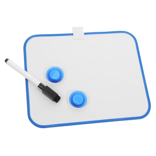 DOITOOL 1 Satz wiederbeschreibbares kleines Whiteboard Kleines, trocken abwischbares Whiteboard Trockenlöschtafel für die Wand Weißes Vorstand für Büro kleine Tafel Markerbrett Magnet Blau DOITOOL 1 Satz wiederbeschreibbares kleines Whiteboard Kleines, trocken abwischbares Whiteboard Trockenlöschtafel für die Wand Weißes Vorstand für Büro kleine Tafel Markerbrett Magnet Blau von DOITOOL