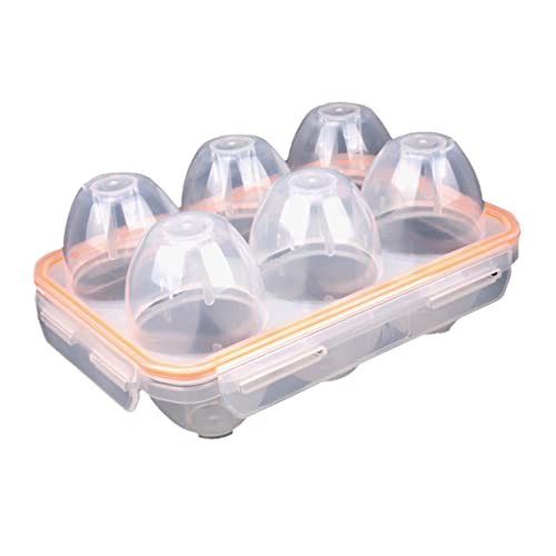 DOITOOL Aufbewahrungs-organizer Für Outdoor 6 Eier Picknick-box Schloss Pp Silikon Tragbare Fall Container DOITOOL Aufbewahrungs-organizer Für Outdoor 6 Eier Picknick-box Schloss Pp Silikon Tragbare Fall Container von DOITOOL