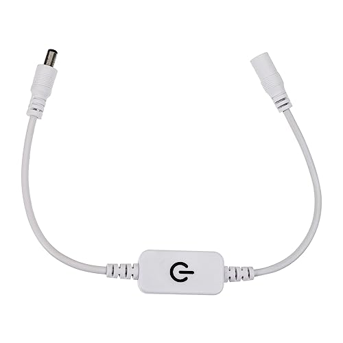 DOITOOL 1 Stück Dimmschalter berühren Dimmer Intelligenzberührung Dimmschalter für LED-Streifen Dimmschalter für LED-Leuchten LED-Licht-Touch-Schalter Plastik Weiß DOITOOL 1 Stück Dimmschalter berühren Dimmer Intelligenzberührung Dimmschalter für LED-Streifen Dimmschalter für LED-Leuchten LED-Licht-Touch-Schalter Plastik Weiß von DOITOOL