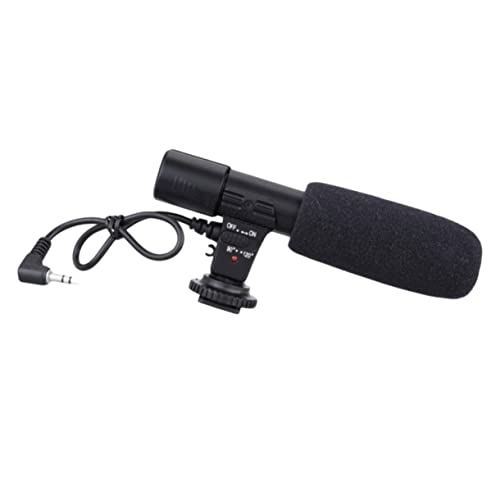 DOITOOL 1 Stück Interview Mikrofon für Professionelles Aufnahme Mikrofon für DSLR Camcorder Smartphone Hochwertige Audioaufnahme mit Leicht Tragbar Standard Hot Shoe Schraubengewinde DOITOOL 1 Stück Interview Mikrofon für Professionelles Aufnahme Mikrofon für DSLR Camcorder Smartphone Hochwertige Audioaufnahme mit Leicht Tragbar Standard Hot Shoe Schraubengewinde von DOITOOL