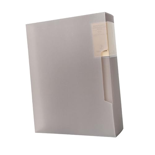 DOITOOL 1 Stück Mappe A4-aktenordner Für Das Büro Ordnerhalter Büroordner Ordner Anzeigen Ordner Für Bürobedarf Ordner Mit Mehreren Taschen A4 Testpapierordner Datei-clip Grey Gefrostet Pp von DOITOOL