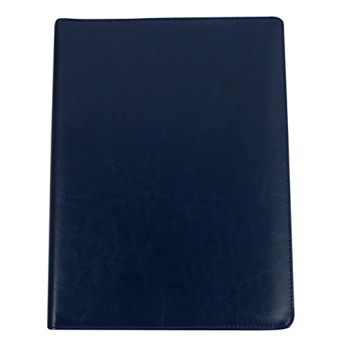 DOITOOL 1 Stück Multifunktionaler Aufbewahrungsclip Ordner A4 Portfolio Ordner A4 Business Portfolio Ordner Lebenslauf Portfolio Ordner Dateiordner Portfolio Dokumenten Organizer Blau Pu von DOITOOL