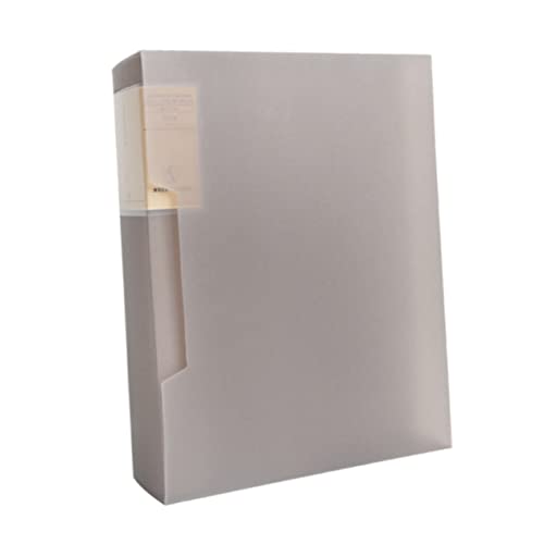 DOITOOL 1 Stück Office A4 Aktenordner binderclips kugelbinder A4 fügt Ordner ein Ordner mit mehreren Taschen Ordner anzeigen Dokumentordner Bürobedarf a4-Dateiordner gefrostet pp Grey DOITOOL 1 Stück Office A4 Aktenordner binderclips kugelbinder A4 fügt Ordner ein Ordner mit mehreren Taschen Ordner anzeigen Dokumentordner Bürobedarf a4-Dateiordner gefrostet pp Grey von DOITOOL