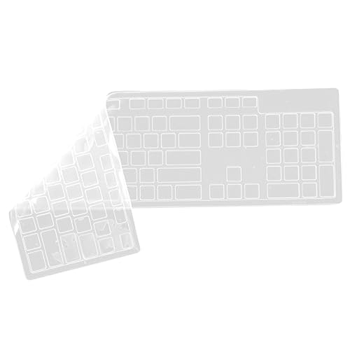 DOITOOL 1 Stück Tastaturschutz Ergonomisch Tastaturabdeckung für schützend Tastatur schutzfolie Keyboard Abdeckung staubdichte Tastaturabdeckung auslaufsichere Tastaturabdeckung Kieselgel von DOITOOL
