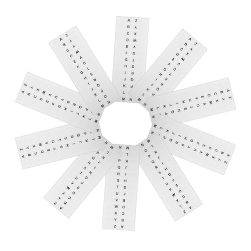 DOITOOL 10 Blatt Indexetikettenaufkleber Registerkarten für Buchanmerkungen Registerkarte index Adhäsive -Index -Seitenmarkierungen Buchseitenmarkierung Papier Weiß von DOITOOL
