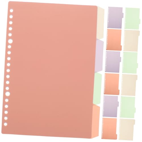 DOITOOL 10 Sets Indexregister Einsätze Notizbuch Trennblätter Trennblätter Haftseiten Campus Ordner Notizbuch Trennblätter Seitentrenner Ordner Notizblock Trennblätter Etiketten von DOITOOL