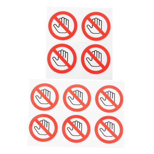 DOITOOL 10 Stück Aufkleber für Warnschilder Post berühren halten Keine Berührung Warnzeichen Tun Kein Touch-Schild Maschinenwarnschild Sicherheitsschilder Warnsignale selbstklebendes Vinyl DOITOOL 10 Stück Aufkleber für Warnschilder Post berühren halten Keine Berührung Warnzeichen Tun Kein Touch-Schild Maschinenwarnschild Sicherheitsschilder Warnsignale selbstklebendes Vinyl von DOITOOL