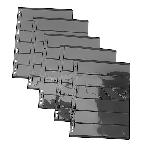 DOITOOL 10 Stück Briefmarkensammlung Sammler Vinyl Briefmarkenseiten Für Briefmarkenalbumhalter Briefmarkenalben Briefmarkensammelzubehör Briefmarken Briefmarkenalbum von DOITOOL