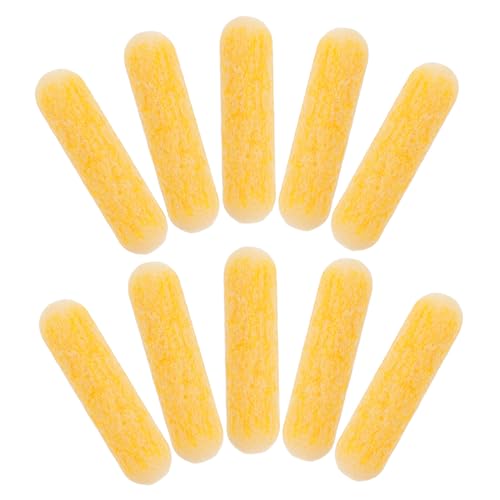 DOITOOL 10 Stück Ersatzspitzen Für Farbstifte Nachfüllspitzen Für Markierstifte Permanentmarkerspitzen Stiftspitzen Malen Ersatzbürstenspitzen Ersatzmarkerspitzen Stiftköpfe Yellow Nylon von DOITOOL