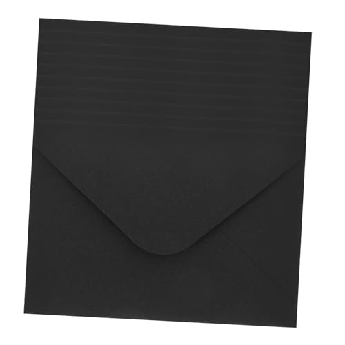 DOITOOL 10 Stück Handbuchumschlag Geldsparender Ordner Brief Budgetbindemittel Wichtig Sachen Mini Behälter Sparer Kasse Taschen Für Seifenproben Nachfüllbarer Planerordner Black Papier von DOITOOL