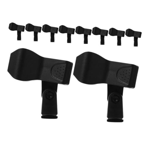 DOITOOL 10 Stück Mikrofonkopfhörerclip Mikrofonclips am Revers Mikrofon Verstellbarer Clip Mikrofonstandclip -Nuss Ansteckmikrofon Mikrofonhalter universelle Mikrofonklemme Plastik Schwarz DOITOOL 10 Stück Mikrofonkopfhörerclip Mikrofonclips am Revers Mikrofon Verstellbarer Clip Mikrofonstandclip -Nuss Ansteckmikrofon Mikrofonhalter universelle Mikrofonklemme Plastik Schwarz von DOITOOL