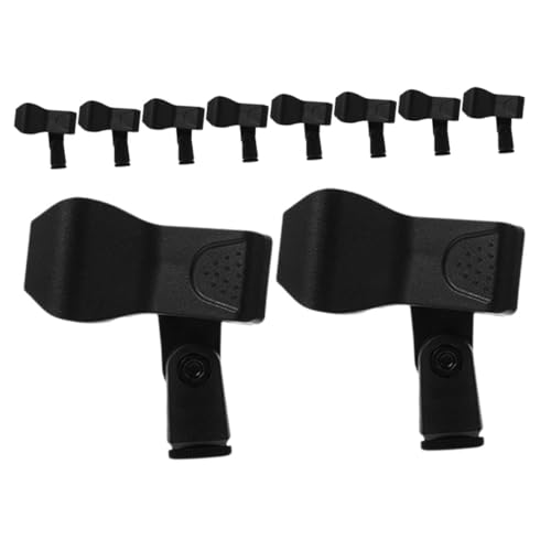 DOITOOL 10 Stück Mikrofonkopfhörerclip Universeller Clip Universeller Bühnenclip universelle Mikrofonklemme Mikrofonstandclip -Nuss Clip -Mikrofon großer Mikrofonhalter Plastik Schwarz DOITOOL 10 Stück Mikrofonkopfhörerclip Universeller Clip Universeller Bühnenclip universelle Mikrofonklemme Mikrofonstandclip -Nuss Clip -Mikrofon großer Mikrofonhalter Plastik Schwarz von DOITOOL