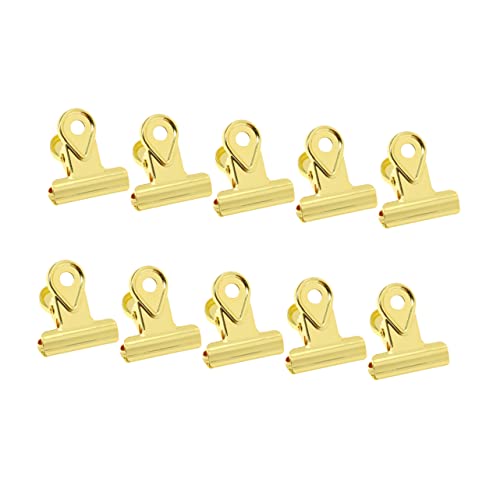 DOITOOL 10 Stück Plattierklammern Clips Jumbo-Büroklammern Mini-Bindeklammern Klammern, Heftklammern Büroklammern groß Papierklammer Kupferklammer Golden DOITOOL 10 Stück Plattierklammern Clips Jumbo-Büroklammern Mini-Bindeklammern Klammern, Heftklammern Büroklammern groß Papierklammer Kupferklammer Golden von DOITOOL