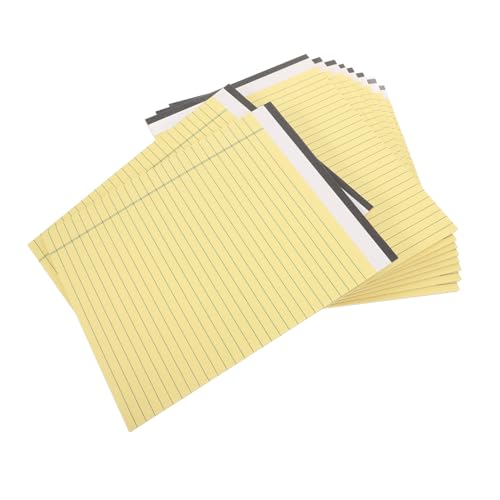 DOITOOL 10 Stück Rechtlicher Notizblock Memo -pads Regiert Farbe Büro-notizblöcke Notizbuch Schmucklos Rechtliche Notizbilder Sehen Schreiben Schreibwaren Schreibtisch Papier Gelb DOITOOL 10 Stück Rechtlicher Notizblock Memo -pads Regiert Farbe Büro-notizblöcke Notizbuch Schmucklos Rechtliche Notizbilder Sehen Schreiben Schreibwaren Schreibtisch Papier Gelb von DOITOOL
