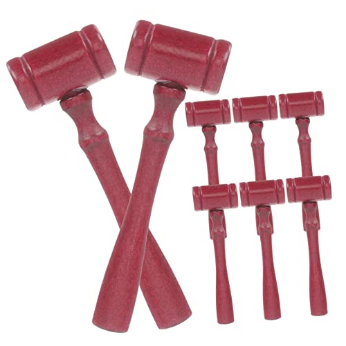 DOITOOL 10 Stück Richterhammer Mini Holzbearbeitung Auktionshammer Anwaltshammer mit Gesetzesmotiven Richter Hammer, das Hammerspielzeug schlägt hölzern DOITOOL 10 Stück Richterhammer Mini Holzbearbeitung Auktionshammer Anwaltshammer mit Gesetzesmotiven Richter Hammer, das Hammerspielzeug schlägt hölzern von DOITOOL