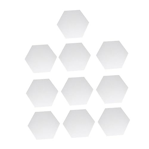 DOITOOL 10 Stück Selbstkleber Message Board Groß Planke Klein Büro Dekorationen -ankündigungsschild Hexagon Farben Modern Oh Wand Filzbrett Erste Weiß Gefühlt DOITOOL 10 Stück Selbstkleber Message Board Groß Planke Klein Büro Dekorationen -ankündigungsschild Hexagon Farben Modern Oh Wand Filzbrett Erste Weiß Gefühlt von DOITOOL