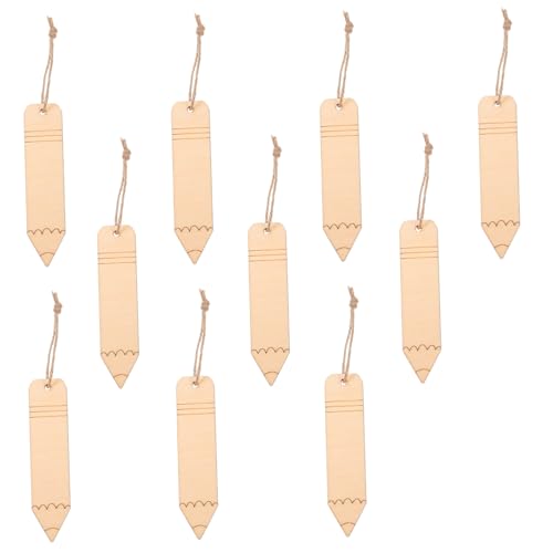 DOITOOL 10 Stück hölzernes Lesezeichen schmucklos DIY -Lesezeichen Gravieren Stichworte Kind buntstifte Lesezeichen Holzanhänger zum Aufhängen Hanfseil Light Brown DOITOOL 10 Stück hölzernes Lesezeichen schmucklos DIY -Lesezeichen Gravieren Stichworte Kind buntstifte Lesezeichen Holzanhänger zum Aufhängen Hanfseil Light Brown von DOITOOL