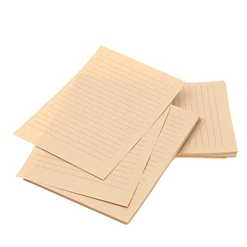 DOITOOL 100 Blatt Vintage-Briefpapier aus Kraftpapier Recycelter Briefpapier Klassiker altes Schreibpapier retro briefumschläge druckerpapier süßes Briefpapier Schreibmaschinenpapier Beige DOITOOL 100 Blatt Vintage-Briefpapier aus Kraftpapier Recycelter Briefpapier Klassiker altes Schreibpapier retro briefumschläge druckerpapier süßes Briefpapier Schreibmaschinenpapier Beige von DOITOOL