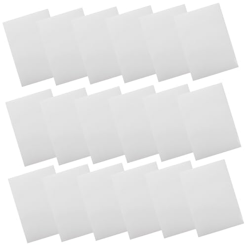 DOITOOL 100 Blatt selbstklebendes Druckpapier Etiketten Aufkleber Vinyl entfernbare Etiketten esspapier bedrucken aufkleber bedruckbar Klebeetiketten aus Papier Preisschild Aufkleber Weiß von DOITOOL