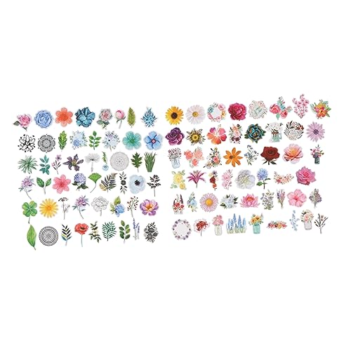 DOITOOL Blumenaufkleber-Set 100 Stück Ästhetische Vinyls Für Notebook Auto Gitarre Und Dauerhafte Dekorative Aufkleber DOITOOL Blumenaufkleber-Set 100 Stück Ästhetische Vinyls Für Notebook Auto Gitarre Und Dauerhafte Dekorative Aufkleber von DOITOOL