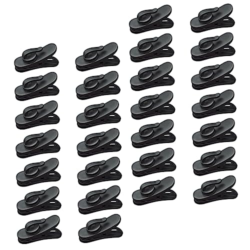 DOITOOL 100 Stück Clip für Kopfhörerkabel Kopfhörerkabelclip Kopfhörer-Klemmenbefestigung Ohr Kopfhörer Kabelklemme Kabelclip für Kopfhörer Kopfhörerclips Clips für Kopfhörerkabel Plastik von DOITOOL