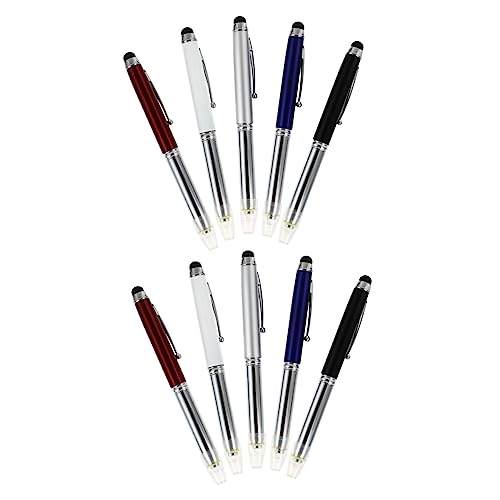 DOITOOL 10Stücke Multifunktions Touchscreen Kapazitiver Stift LED Lampen Stift Metall Kugelschreiber Für Smartphones Tablets Touchscreen Geräte DOITOOL 10Stücke Multifunktions Touchscreen Kapazitiver Stift LED Lampen Stift Metall Kugelschreiber Für Smartphones Tablets Touchscreen Geräte von DOITOOL