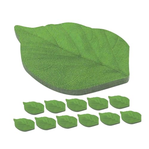 DOITOOL 12 Packungen Aufkleber-Notizen Pinnwandblätter Einladung Selbstklebende Notizen klein Pads geformt gepostete Notizen ästhetisches Schreibtischzubehör Papier Green DOITOOL 12 Packungen Aufkleber-Notizen Pinnwandblätter Einladung Selbstklebende Notizen klein Pads geformt gepostete Notizen ästhetisches Schreibtischzubehör Papier Green von DOITOOL