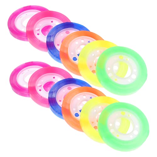 DOITOOL 12 Rollen Farbe Transparentes Klebeband Farbiges Abdeckband Rosa Streifen Für Klebstoff Vinyl Klebrig Dünnes Durchsichtiges Klebeband Scrapbooking Colorful Bopp DOITOOL 12 Rollen Farbe Transparentes Klebeband Farbiges Abdeckband Rosa Streifen Für Klebstoff Vinyl Klebrig Dünnes Durchsichtiges Klebeband Scrapbooking Colorful Bopp von DOITOOL
