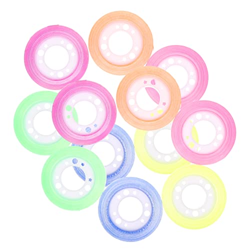 DOITOOL 12 Rollen Farbe Transparentes Klebeband Streifen Vinyl Klebstoff Farbiges Band Klebrig Rosa Durchsichtiges Reparaturband Durchsichtiges Klebeband Abdeckband Für Farbband Bunt Bopp DOITOOL 12 Rollen Farbe Transparentes Klebeband Streifen Vinyl Klebstoff Farbiges Band Klebrig Rosa Durchsichtiges Reparaturband Durchsichtiges Klebeband Abdeckband Für Farbband Bunt Bopp von DOITOOL