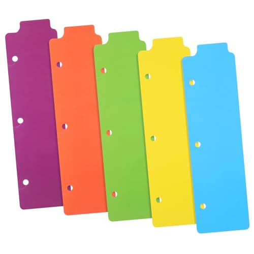 DOITOOL 12 Sätze Ordner-lesezeichen Seitenteiler Für 3-ring-ordner Mit Registern 5 Tab-teiler Einsätze Bindelaschen Ordnertrenner Farbig Notizblock-tabs Notebook-tab-teiler 5 Stücke * 12 DOITOOL 12 Sätze Ordner-lesezeichen Seitenteiler Für 3-ring-ordner Mit Registern 5 Tab-teiler Einsätze Bindelaschen Ordnertrenner Farbig Notizblock-tabs Notebook-tab-teiler 5 Stücke * 12 von DOITOOL