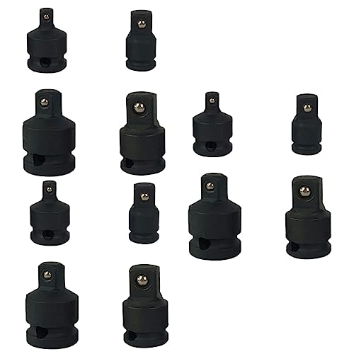 DOITOOL 12 Stk Sockelgelenk Erhöhungs-schlagstecknuss Bohrfutter Für Schlagschrauber Steckschlüssel-adapter Für Schlagschrauber Kraftstecknuss-reduzierer Schlagbohrmaschine Ärmel von DOITOOL