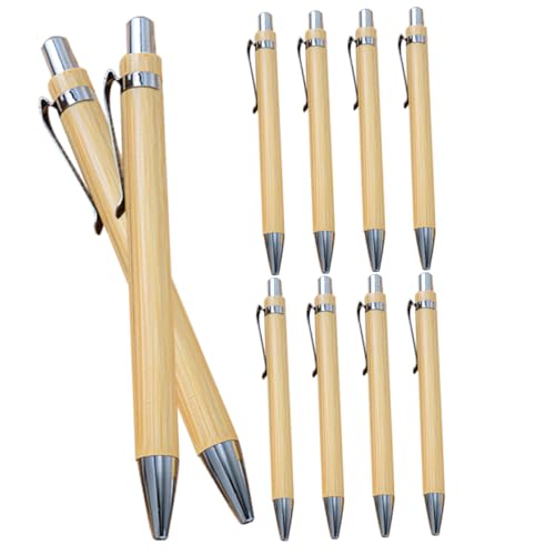 DOITOOL 12 Stück Bambus Kugelschreiber Interessanter Stift Für Den Täglichen Gebrauch Schulstifte Interessanter Kugelschreiber Wohnaccessoires Interessanter Schreibstift DOITOOL 12 Stück Bambus Kugelschreiber Interessanter Stift Für Den Täglichen Gebrauch Schulstifte Interessanter Kugelschreiber Wohnaccessoires Interessanter Schreibstift von DOITOOL
