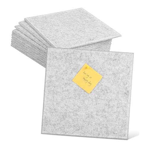 DOITOOL 12 Stück Haftnotiztafel Korkbrettstreifen Filzpinbrett Filzplatte Fliese dekoratives Korkbrett Quadrate aus Korkplatten Korkplattenfliesen selbstklebende Korkplatte Polyester Grau DOITOOL 12 Stück Haftnotiztafel Korkbrettstreifen Filzpinbrett Filzplatte Fliese dekoratives Korkbrett Quadrate aus Korkplatten Korkplattenfliesen selbstklebende Korkplatte Polyester Grau von DOITOOL