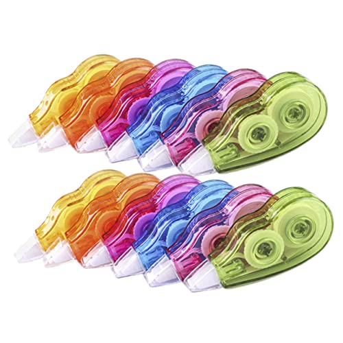 DOITOOL 12 Stück Korrekturband Mini-klebeband Weiß Raus Abdeckung Klebeband Klar Weiße Klebebandkorrektur Weiß Aus -klebeband Korrekturstufe Streifen Korrektor Schulbriefpapier Pp von DOITOOL