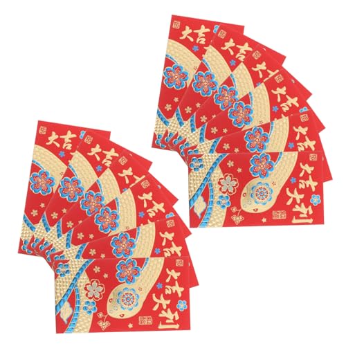 DOITOOL 12 Stück Roter Umschlagumschlag Hochzeit Tierkreis Pakete Schlangen-neujahrsumschläge Begrüßen Mond- Geldumschläge Für Bargeld Geprägte Schlangenumschläge Papier DOITOOL 12 Stück Roter Umschlagumschlag Hochzeit Tierkreis Pakete Schlangen-neujahrsumschläge Begrüßen Mond- Geldumschläge Für Bargeld Geprägte Schlangenumschläge Papier von DOITOOL