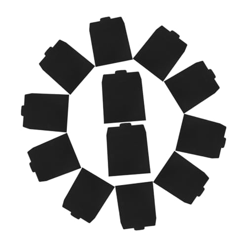 DOITOOL 12 Stück -aufbewahrungstasche Dvd-hülle -papierhüllen -hüllen Aus Papier -karten -mailer -rack -hülle Aus Kraftpapier -hülle Schwarzer Karton Black von DOITOOL