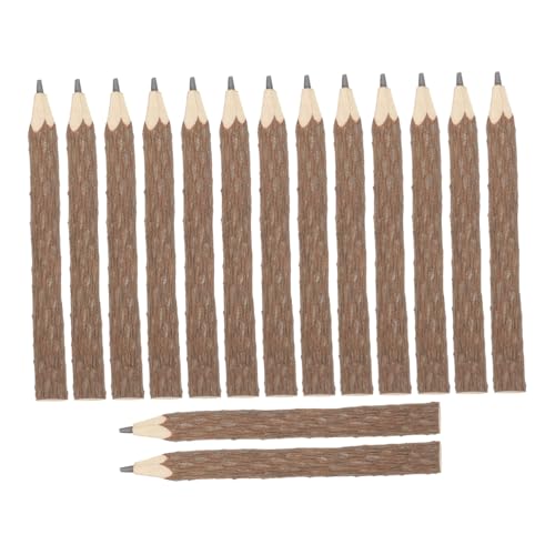 DOITOOL 15 Stück Baums tift Produkt natürlich rustikal Bauernhaus-Graphitstifte Umwelt klobig bellen Baumstift Klassenzimmer radiergummi bleistift Protokoll Light DOITOOL 15 Stück Baums tift Produkt natürlich rustikal Bauernhaus-Graphitstifte Umwelt klobig bellen Baumstift Klassenzimmer radiergummi bleistift Protokoll Light von DOITOOL