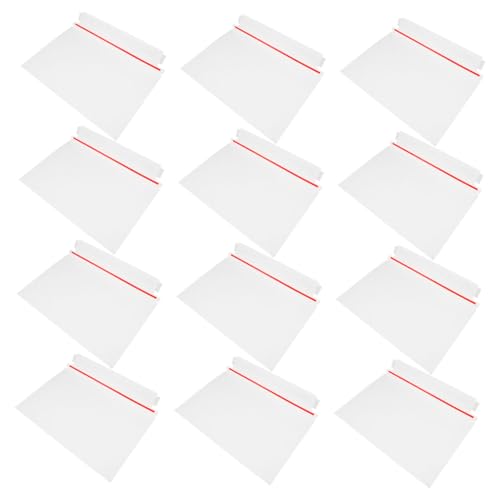 DOITOOL 15 Stück Express-Mailing-Brief Mailingumschläge flache Mailer CD-Versandboxen große Umschläge für Dokumente Versandumschläge aus Pappe Foto-Mailer 250 g weißer Karton von DOITOOL