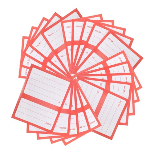 DOITOOL 150 Stück Versandetikett Adresse Klebrig Postetiketten Druckbar Verpackung Groß Mailer Postanschrift Aufkleber Für Versandtaschen Umschläge Umschlag Leer Rot Papier DOITOOL 150 Stück Versandetikett Adresse Klebrig Postetiketten Druckbar Verpackung Groß Mailer Postanschrift Aufkleber Für Versandtaschen Umschläge Umschlag Leer Rot Papier von DOITOOL